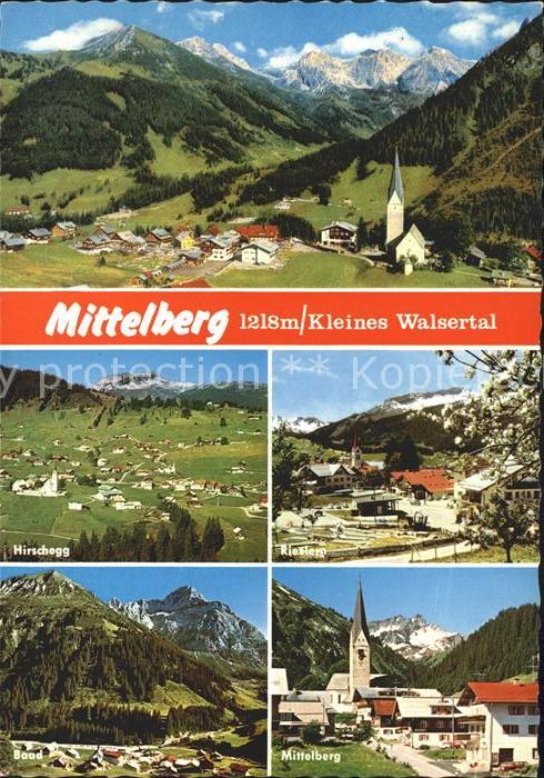 Mittelberg Kleinwalsertal Hirschegg Baad