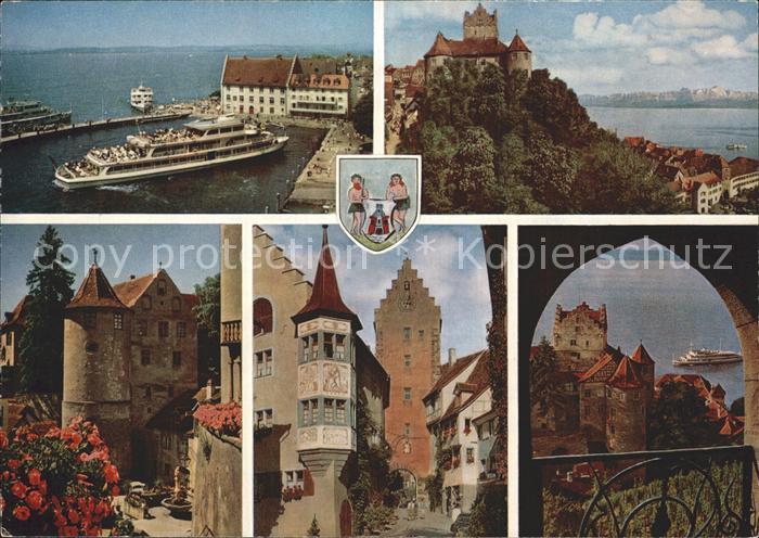 Meersburg Bodensee Schiff Teilansichten