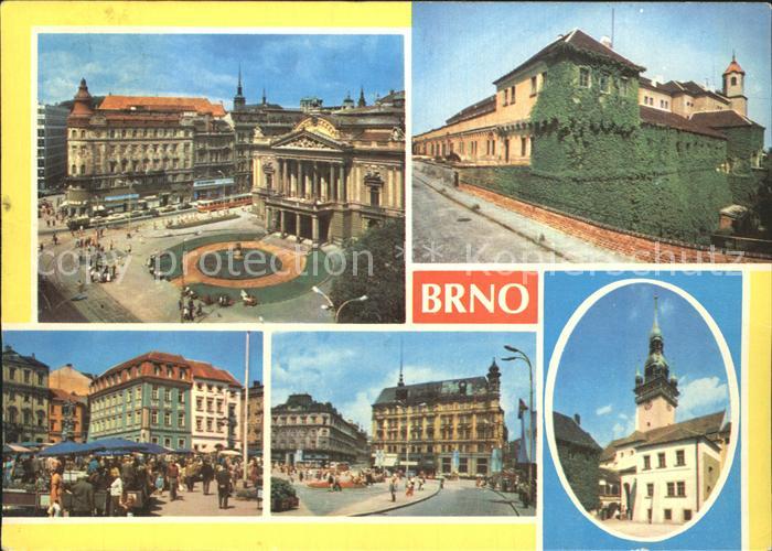 Brno Bruenn Mahenovo divadio Spilberk Namesti Svobody