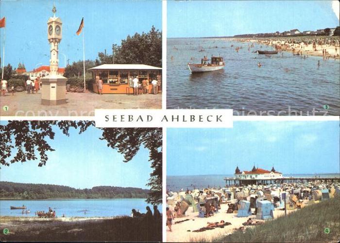 Ahlbeck Ostseebad Zugang zur Seebruecke Strand