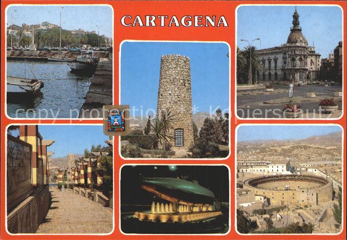 Cartagena Murcia Turm Hafen