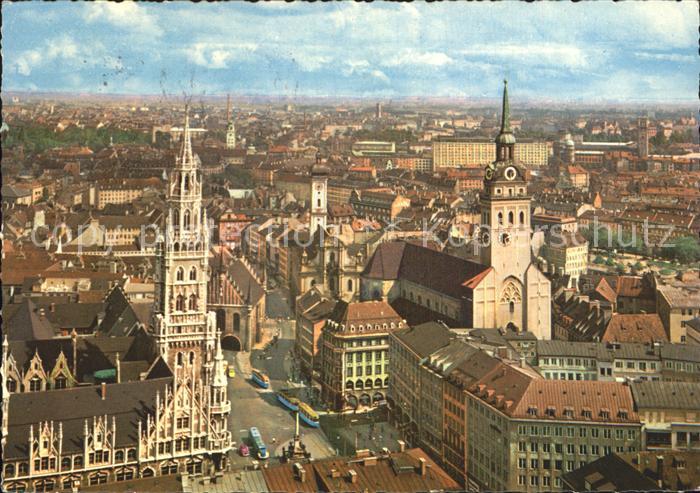 Muenchen Bayern Rathaus Sankt Peter