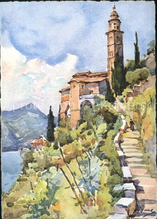 Bolzano Kirche Kuenstlerkarte