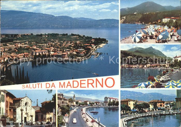Maderno Lago di Garda Strand Stadtansicht