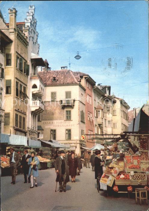 Bozen Suedtirol Obstmarkt