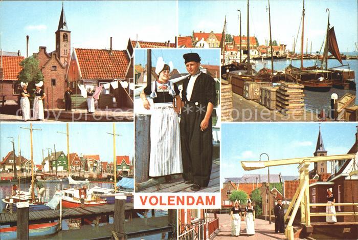 Volendam Hafen Tracht