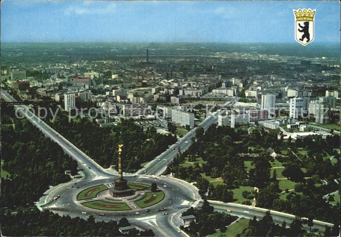 BERLIN  CITY Tiergarten Siegessaeule Hansaviertel