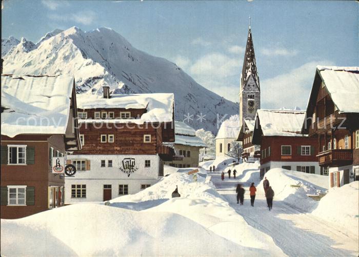 Mittelberg Kleinwalsertal Widderstein Baerenkopf