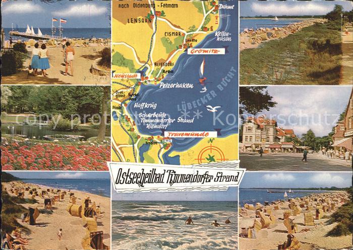 Timmendorfer Strand Strand Landkarte