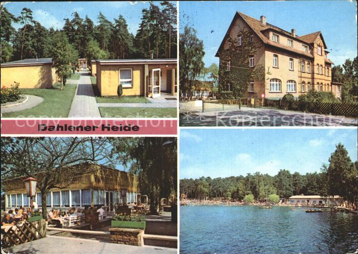 Dahlener Heide Bungalows des FDGB Heim Kaethe Kollwitz Erholungsheim Schmannewit