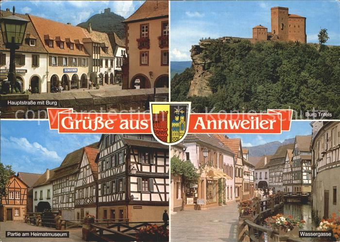 Annweiler Trifels Burg Trifels Hauptstrasse Partie am Heimatmuseum Wassergasse