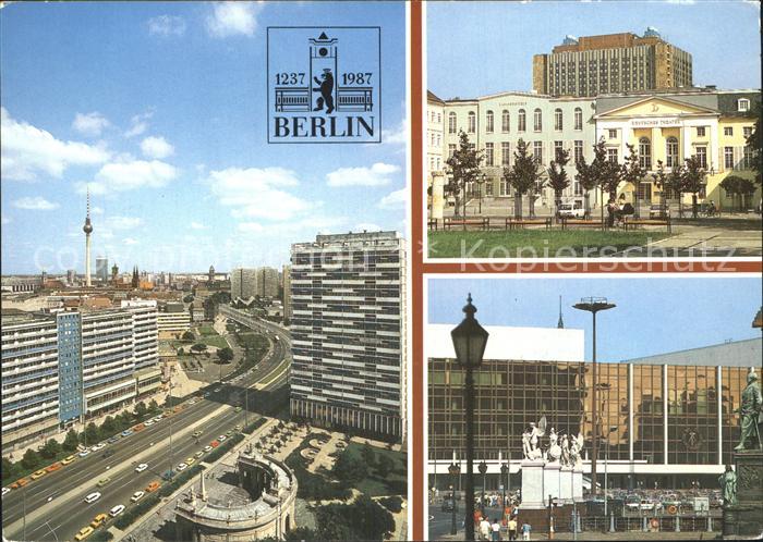 BERLIN  CITY Deutsches Theater und Charitè Palast der Republik