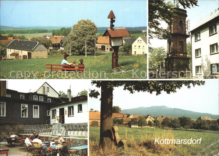 Kottmarsdorf Aussichtsturm auf dem Kottmar Berggaststaette Kottmarsbaude