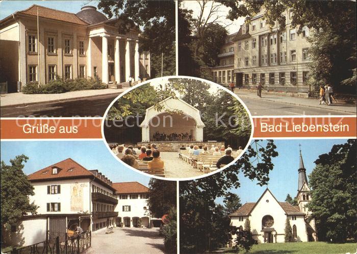 Bad Liebenstein Klubhaus Sanatorium Gefroi Musikpavillon Haus Elsee Evangelische