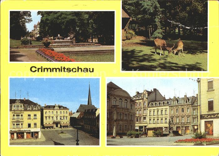 Crimmitschau Friedenspark Sahnpark Hotel Haus der Eintracht Markt
