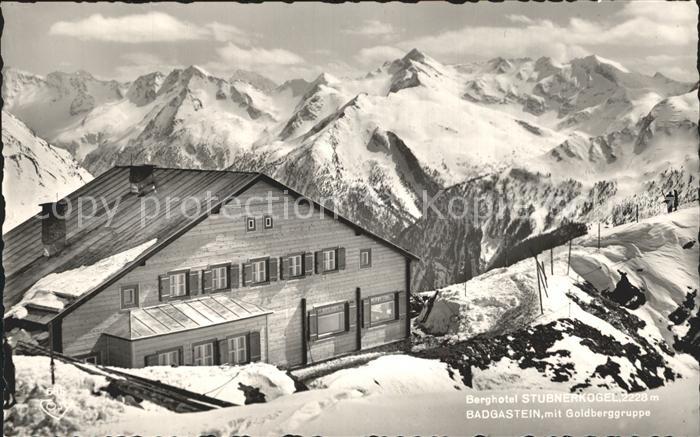 Bad Gastein Berghotel Stubnerkogel mit Goldberggruppe