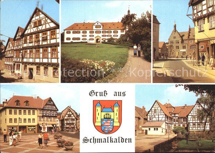 Schmalkalden Thueringen Schloss Wilhelmsburg Mohrengasse Altmarkt Hessenhof
