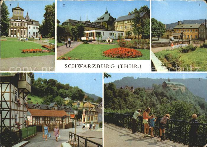 Schwarzburg Thueringer Wald Kaisersaalgebaeude Max Reimann Platz FDGB Erholungsh