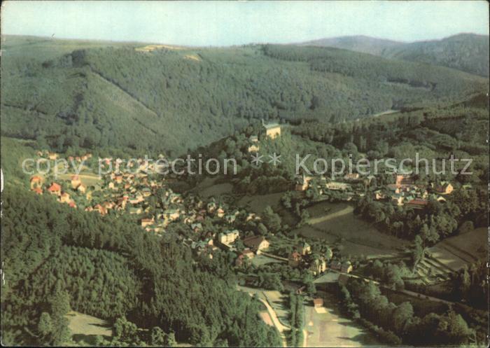 Schwarzburg Thueringer Wald Total vom Trippstein