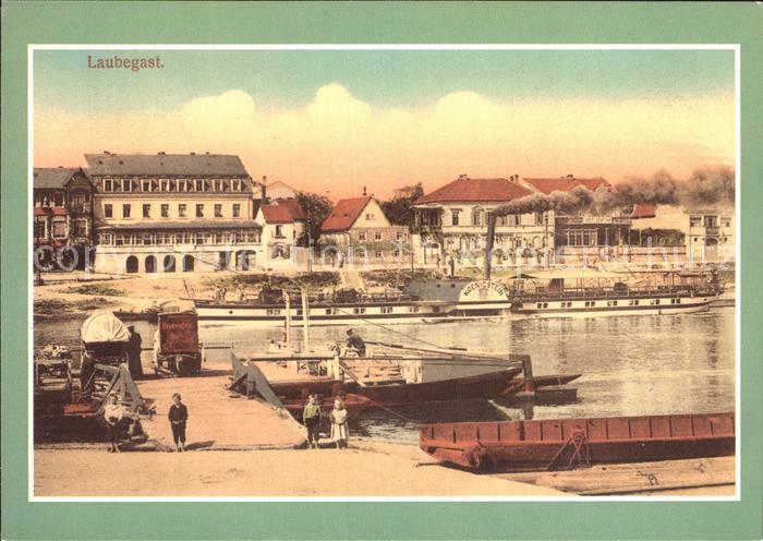 Laubegast Hafenpartie Raddampfer Koenigstein