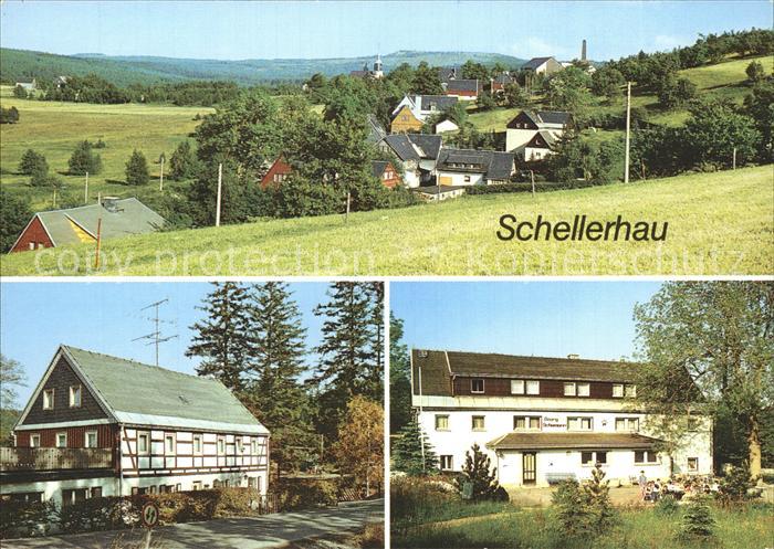 Schellerhau Panorama Kahlenberg Ferienheim Glueckspilz Jugendherberge Georg Schu