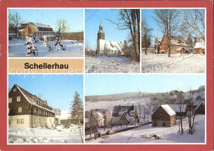 Schellerhau Jugendherberge Georg Schumann Kirche Bergklause Betriebsferienheim V