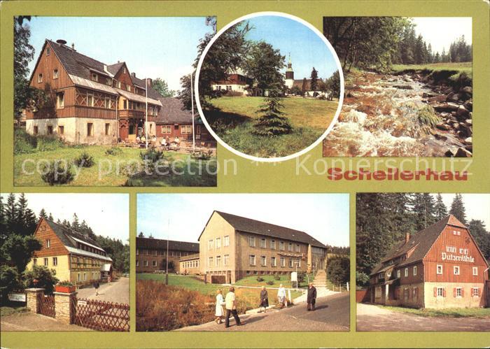 Schellerhau HOG Gebirgshof Kirche Tal der Roten Weisseritz Ferienheim Schellermu