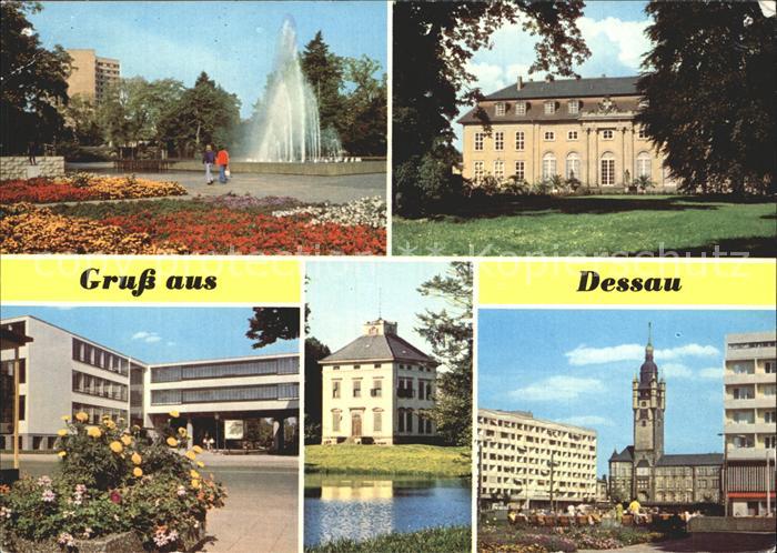 Dessau-Rosslau Stadtpark Schloss Mosigkau Bauhaus Schloss Luisium Rathaus
