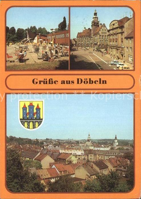 Doebeln Buergergarten Rathaus Panorama