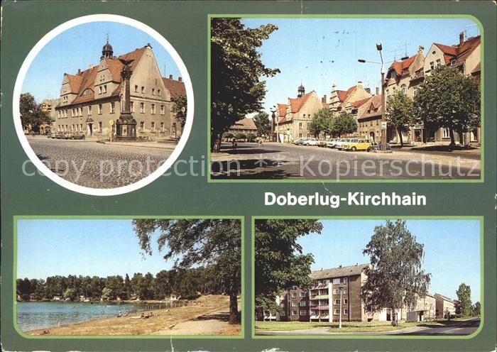 Doberlug-Kirchhain Rathaus Markt Strandbad Erna Bahnhofstr