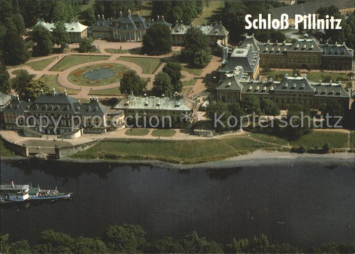 Pillnitz Fliegeraufnahme Schloss Pillnitz