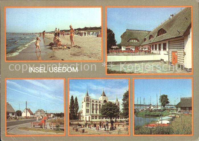 Usedom Mecklenburg-Vorpommern Karlshagen Strand Trassenheide Gaststaette Waldhof