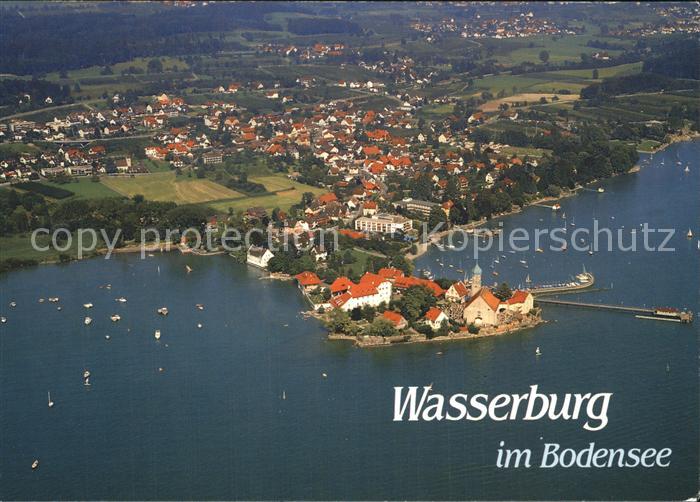 Wasserburg Bodensee Fliegeraufnahme