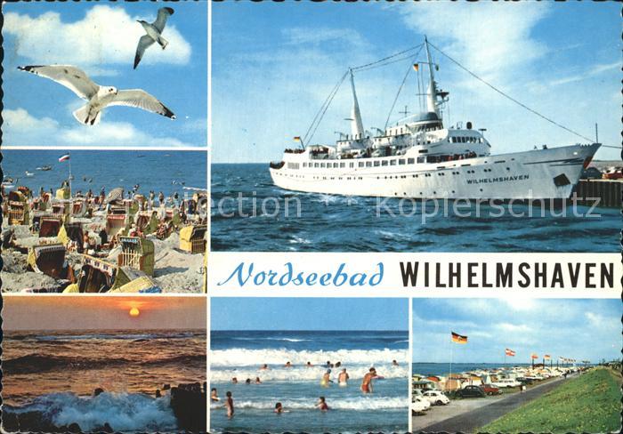 Wilhelmshaven CITY Strand Passagierschiff Wilhelmshaven Badestrand Geniusbank