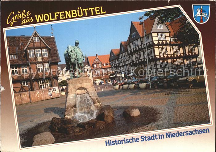 Wolfenbuettel Stadtmarkt Brunnen