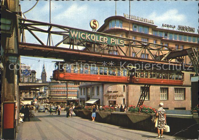 WUPPERTAL NRW Doeppersberg Schwebebahn