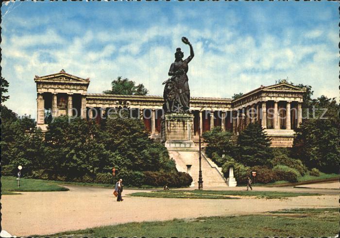Muenchen Bayern Bavaria mit Ruhmeshalle