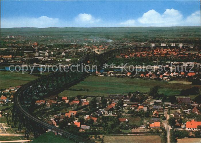 Rendsburg Schleswig-Holstein Hochbruecke ueber den Nord Ostsee Kanal