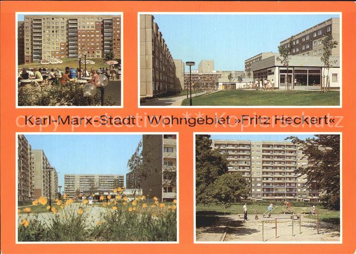 Karl-Marx-Stadt Wohngebiet Fritz Heckert