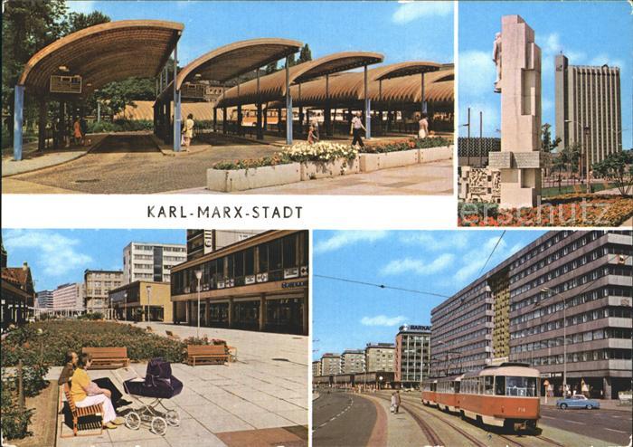 Karl-Marx-Stadt Ensemble Lobgedichte Interhotel Kongress Am Rosenhof Strasse der