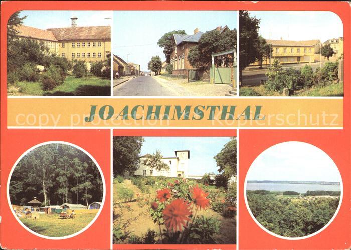 Joachimsthal Zentralberufsschule Dorfstr Hotel Jaegerhof Zeltplatz Voigtswiese I