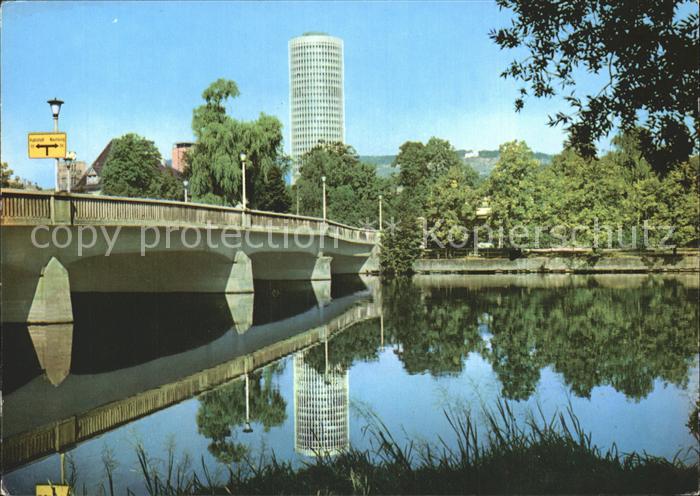 Jena Saalepartie Universitaets Hochhaus
