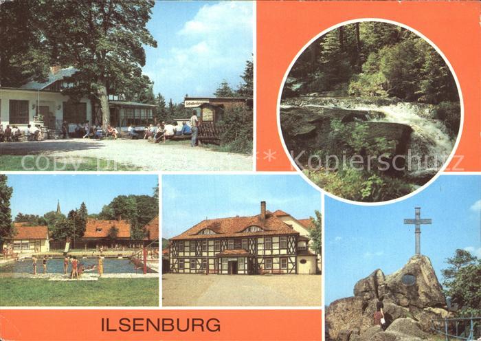 Ilsenburg Harz Gaststaette Plessenburg Ilsenfaelle Bad FDGB Gaststaette Zu den r