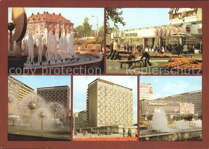 DRESDEN Elbe Blockhaus Meissner Weinkeller Neustaedter Markt Interhotel Newa Was