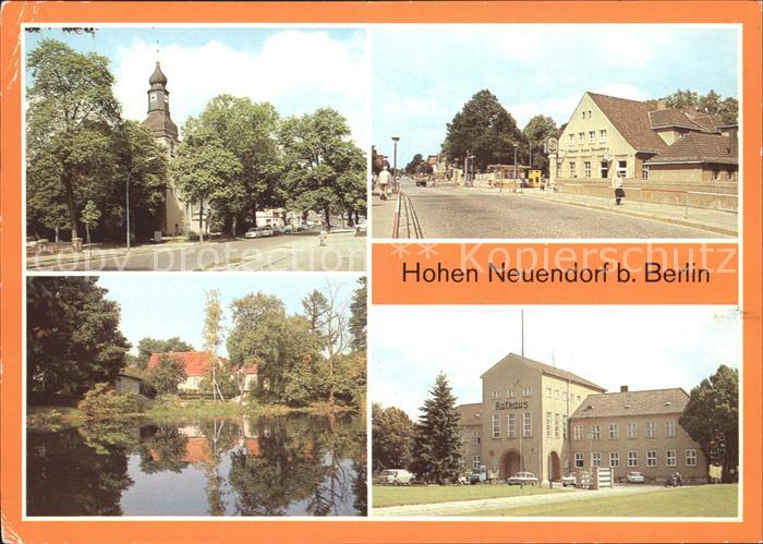 Hohen Neuendorf Kirche S Bahnhof An den Rotpfuhlen Rathaus