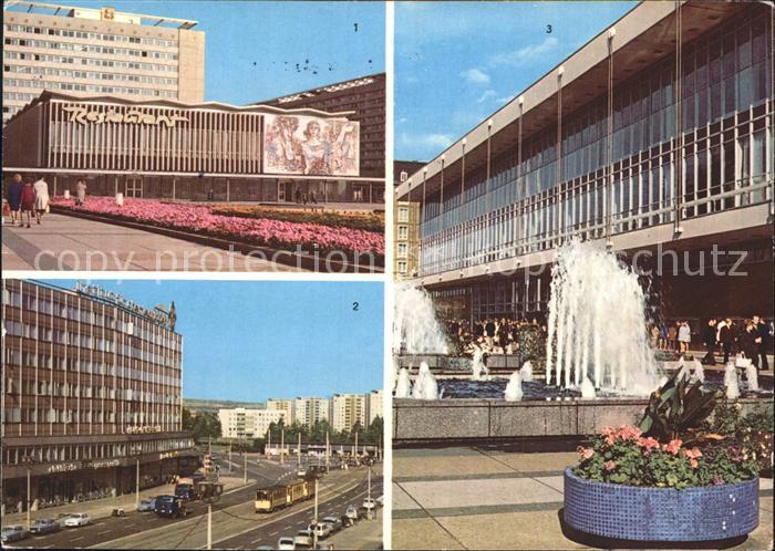 DRESDEN Elbe Restaurant Interhotel Bastei Thaelmann Str Kulturpalast am Altmarkt