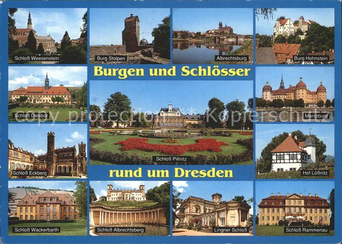 DRESDEN Elbe Schloss Weesenstein Diesbar Eckberg Wackerbart Albrechtsberg Pillni