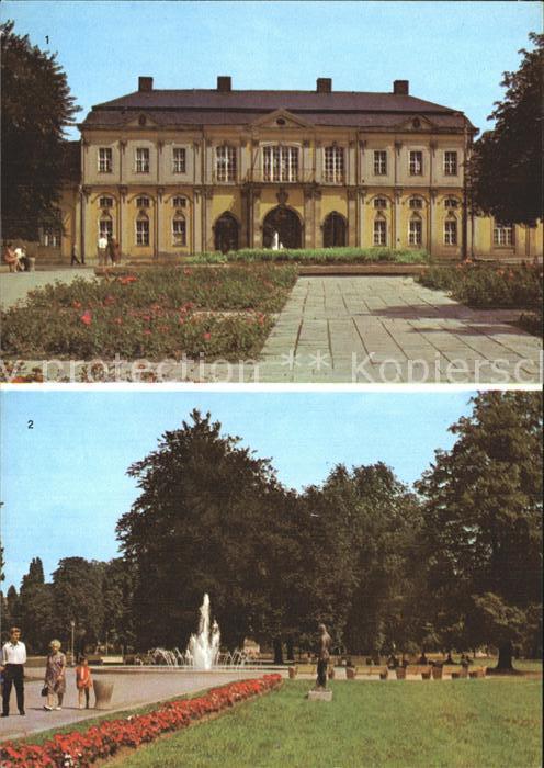 Gera Ausstellungszentrum Orangerie Park Springbrunnen