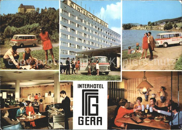 Gera Schloss Burgk Bleilochtalsperre Interhotel Gera Hotelhalle Bierhoehler