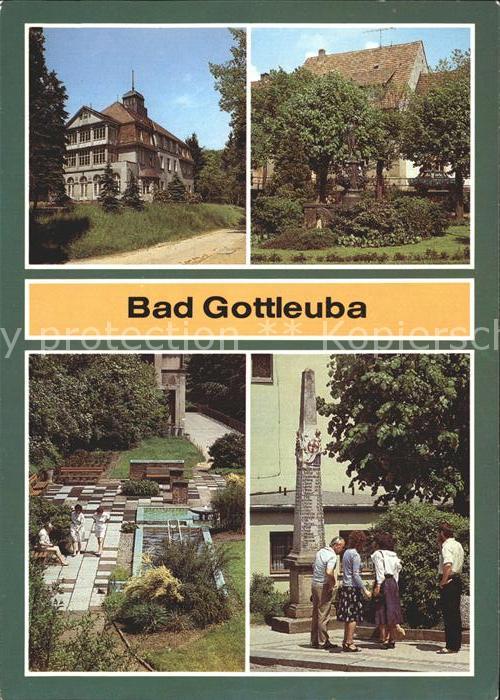 Bad Gottleuba-Berggiesshuebel Kliniksanatorium Am Markt Wassertretanlage Postmei